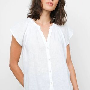 Rails Alena Elegant White Button-Up Blouse